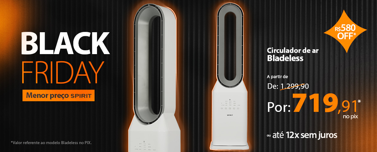 Black Friday Ventilador Torre sem Hélices